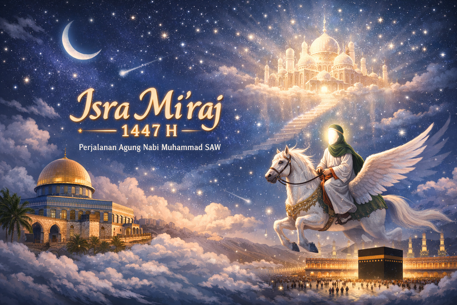 Ini Kumpulan Ucapan Isra Miraj 1447 H Diperingati 16 Januari 2026