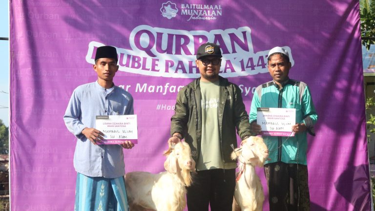Munzalan Kelola 587 Hewan Qurban Double Pahala 1447H