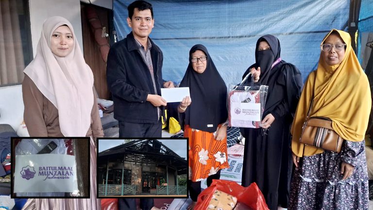 Munzalan Salurkan Bantuan untuk Korban Kebakaran di Sanggau