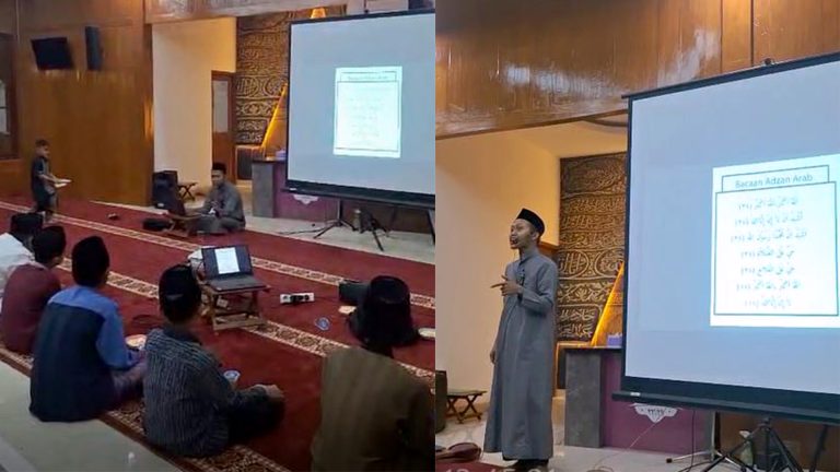 Belajar Adzan dan Iqomah yang Benar, Surau Munzalan Mubarakan Blora Gelar Pelatihan