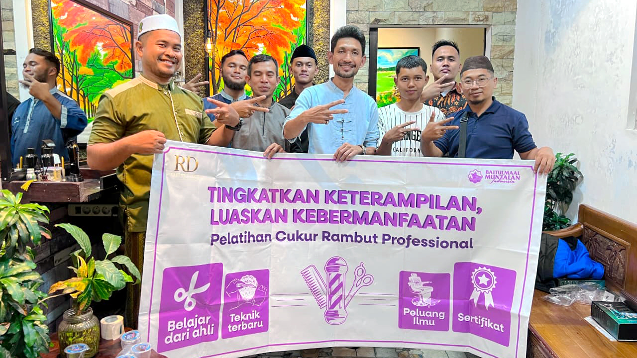 BMI Babel dan RD Haircut Gelar Pelatihan Potong Rambut untuk Santri